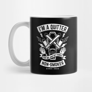 I'm a quitter. Non-smoker since 2022. Funny quit smoking Mug